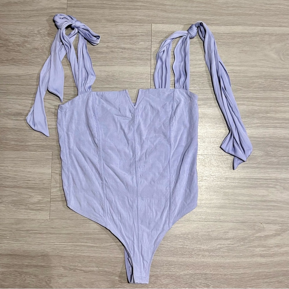 Free People Light Purple Bodysuit